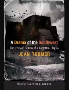 Scholarship Book Cover for A Drama of the Southwest, featuring black and white photo of an adobe structure.
